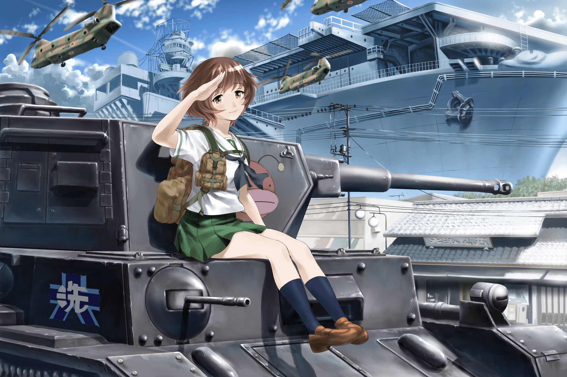Our Sincerest Thanks To Wallpaper Abyss For Providing - Girls And Panzer 2018 , HD Wallpaper & Backgrounds