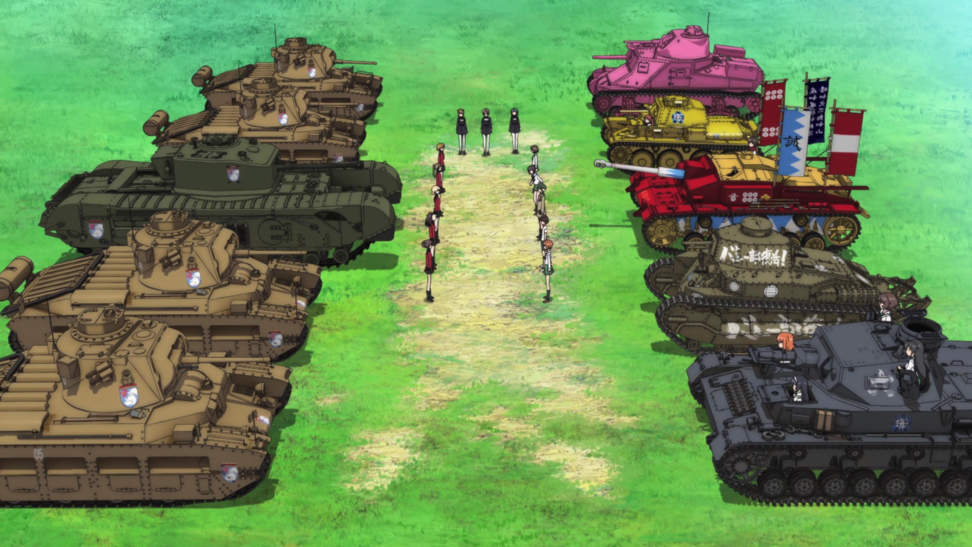 Girls Und Panzer Full Hd Bakgrund And Bakgrund , HD Wallpaper & Backgrounds