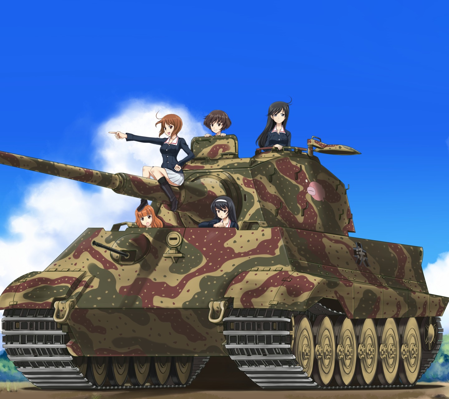 Girls Und Panzer Wallpaper - Girls Und Panzer Phone , HD Wallpaper & Backgrounds