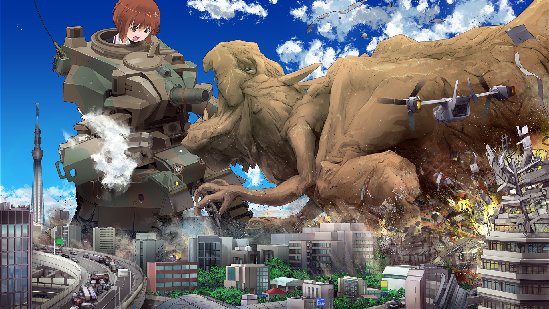 Girls Und Panzer Wallpaper - Girls Und Panzer Login , HD Wallpaper & Backgrounds