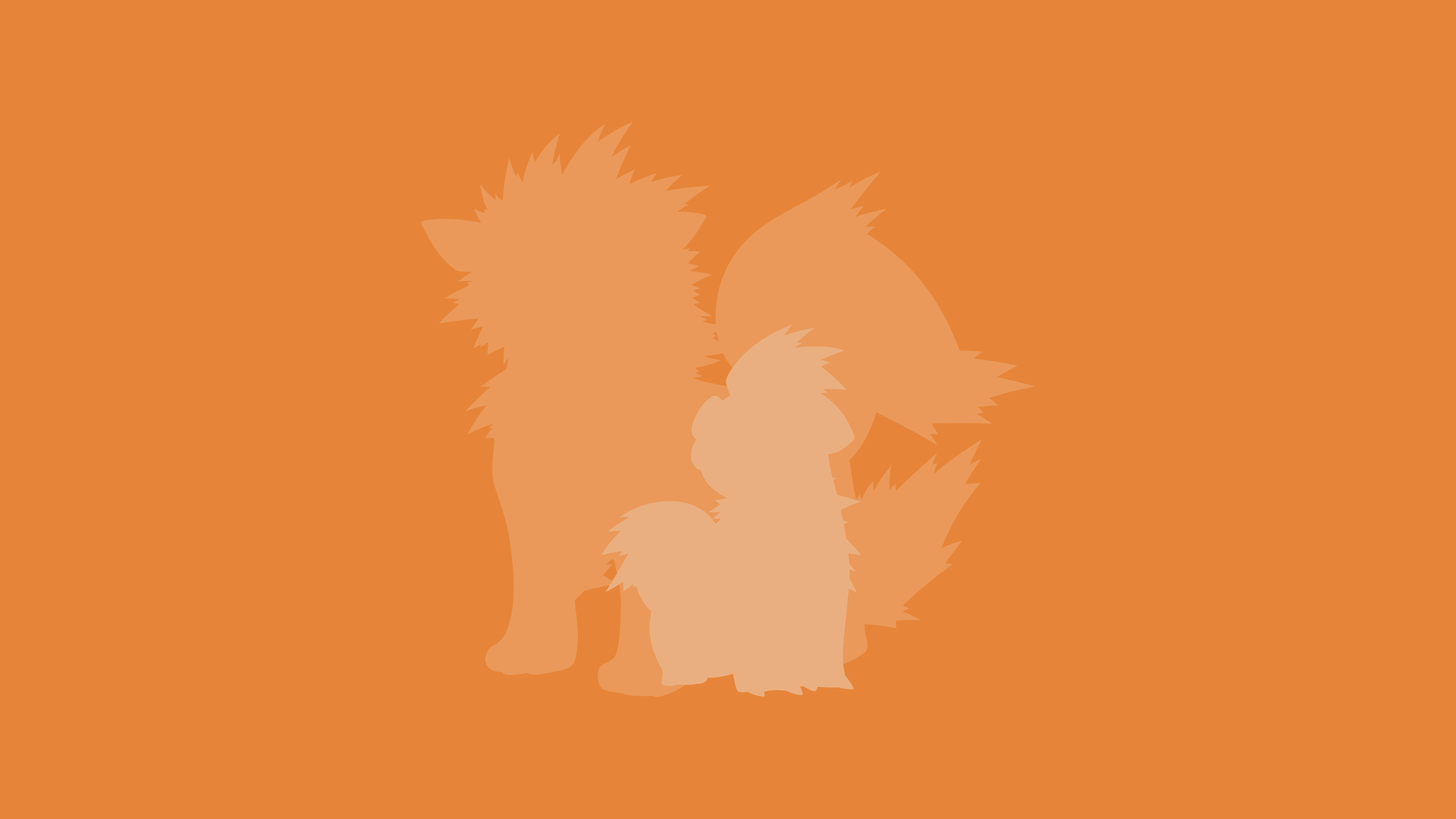 Growlithe , Arcanine Wallpaper And Background Png - Illustration , HD Wallpaper & Backgrounds