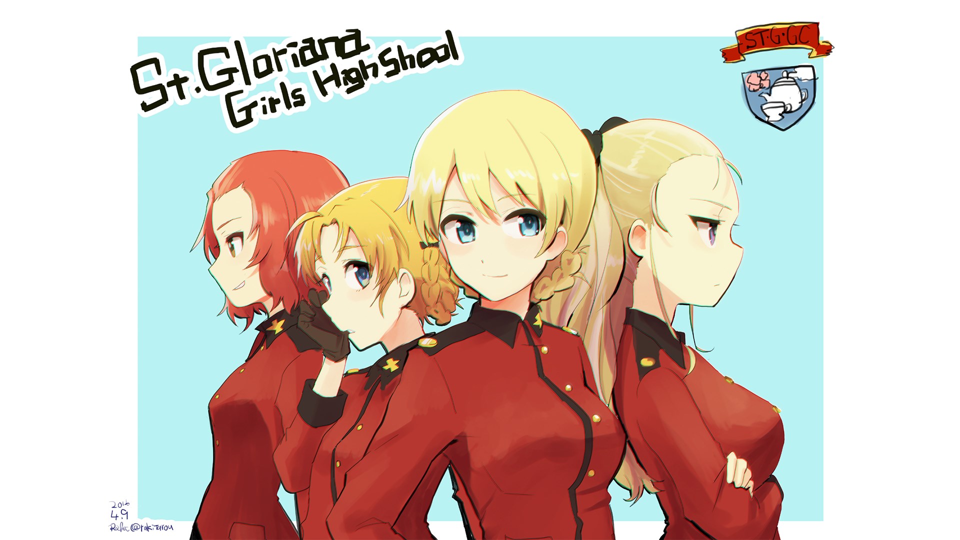 Girls Und Panzer - St Gloriana , HD Wallpaper & Backgrounds