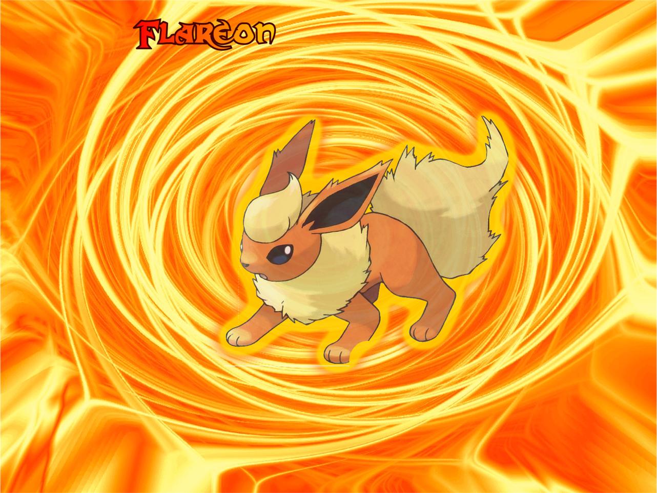 Pokémon Achtergrond Called Flareon - Pokemon Flareon , HD Wallpaper & Backgrounds