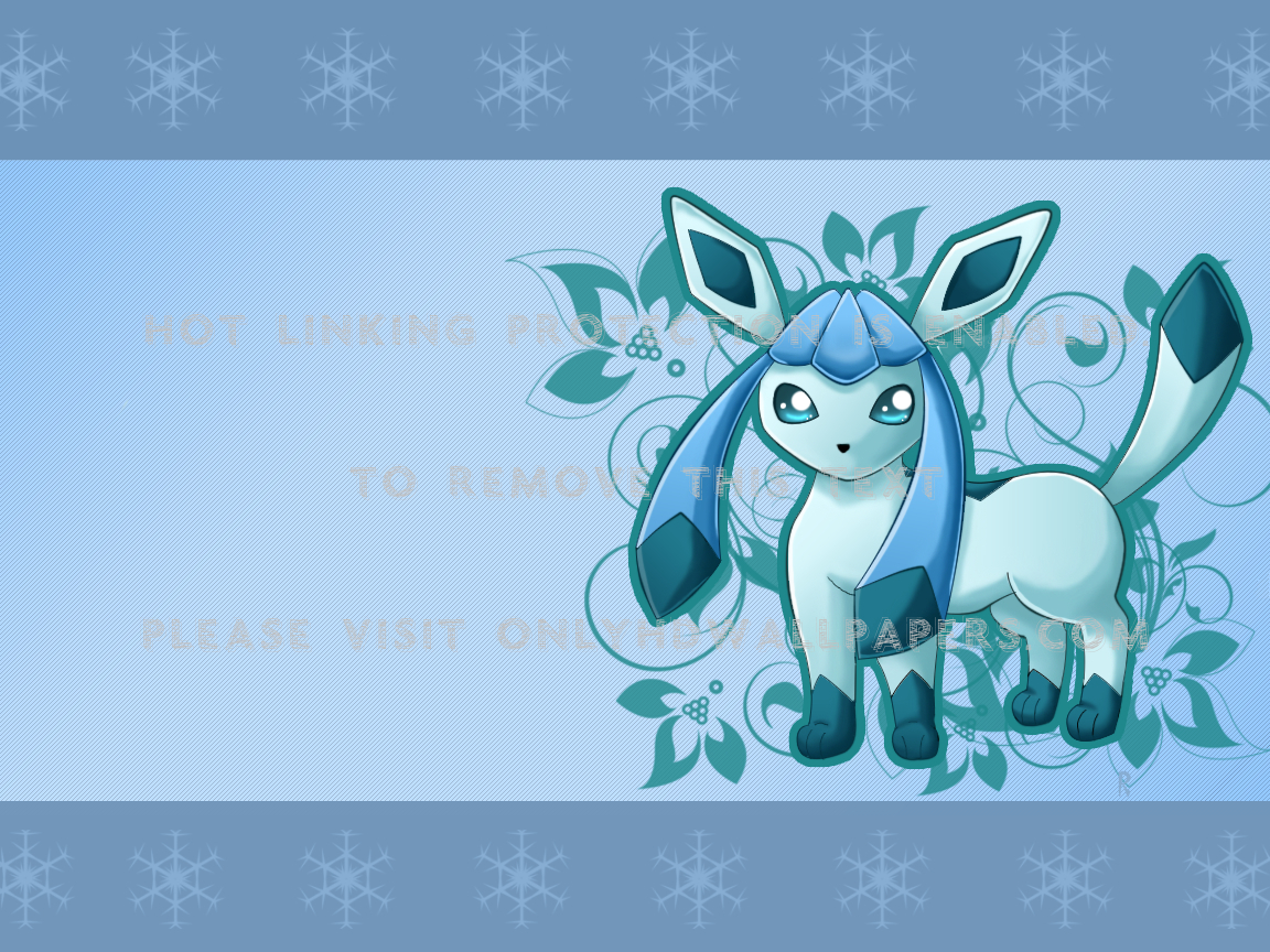 Pokemon Glaceon Chrome Theme , HD Wallpaper & Backgrounds