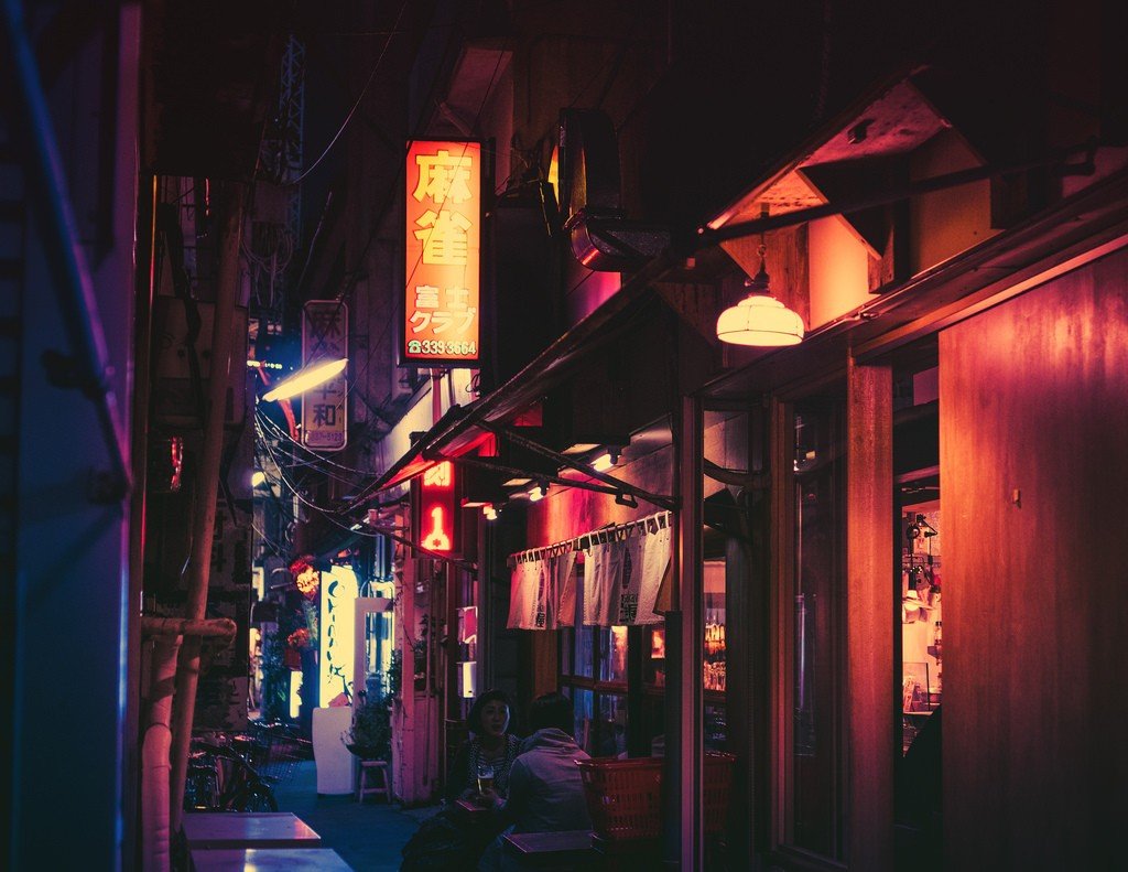 Masashi Wakui, Japan, Night, Street - Masashi Wakui Japan , HD Wallpaper & Backgrounds