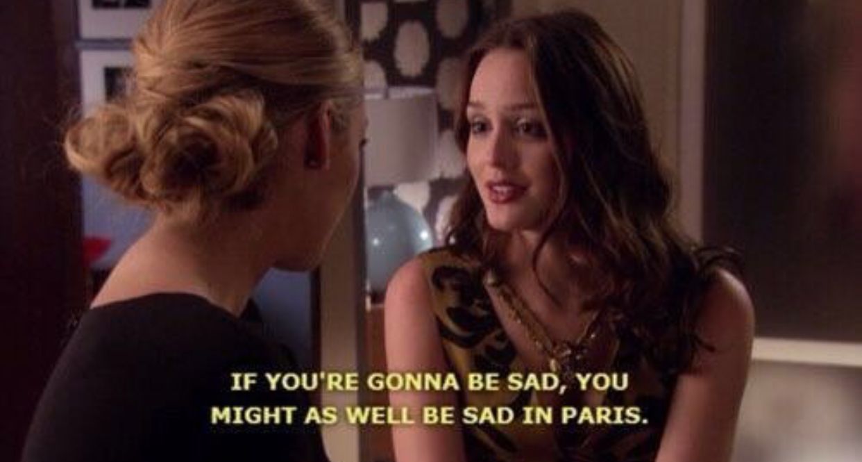 Gossip Girl Motivational Quotes With Pin By Ines Herrera - Gossip Girl Blair Memes , HD Wallpaper & Backgrounds