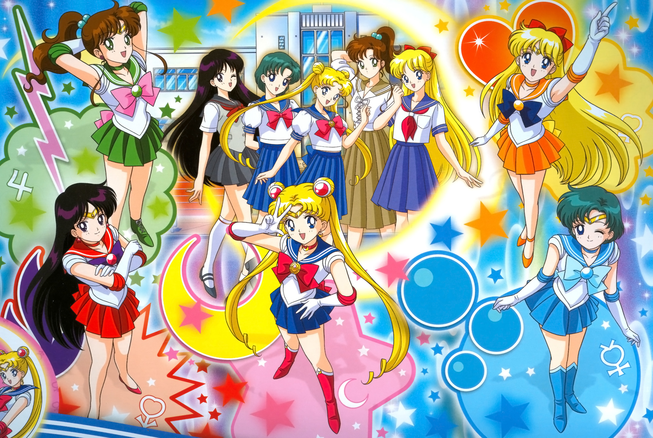 Sailor Moon - Sailor Moon High Resolution , HD Wallpaper & Backgrounds