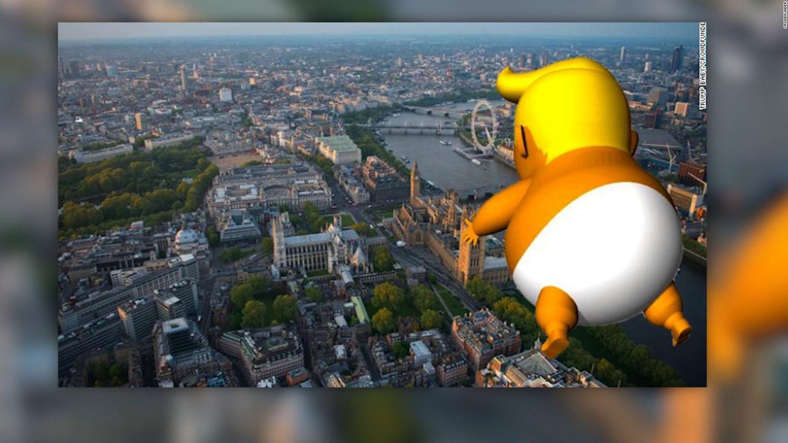 'american Idiot' Climbs British Charts - Donald Trump Balloon England , HD Wallpaper & Backgrounds