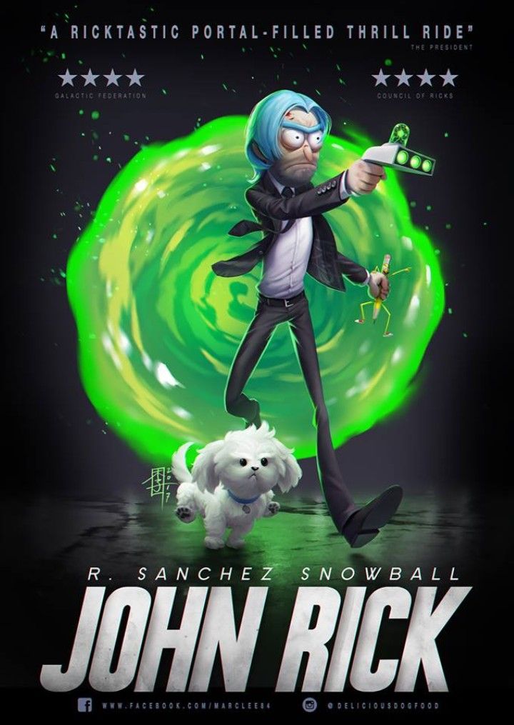 Rick And Morty Wallpaper Iphone - Rick Sanchez John Wick , HD Wallpaper & Backgrounds