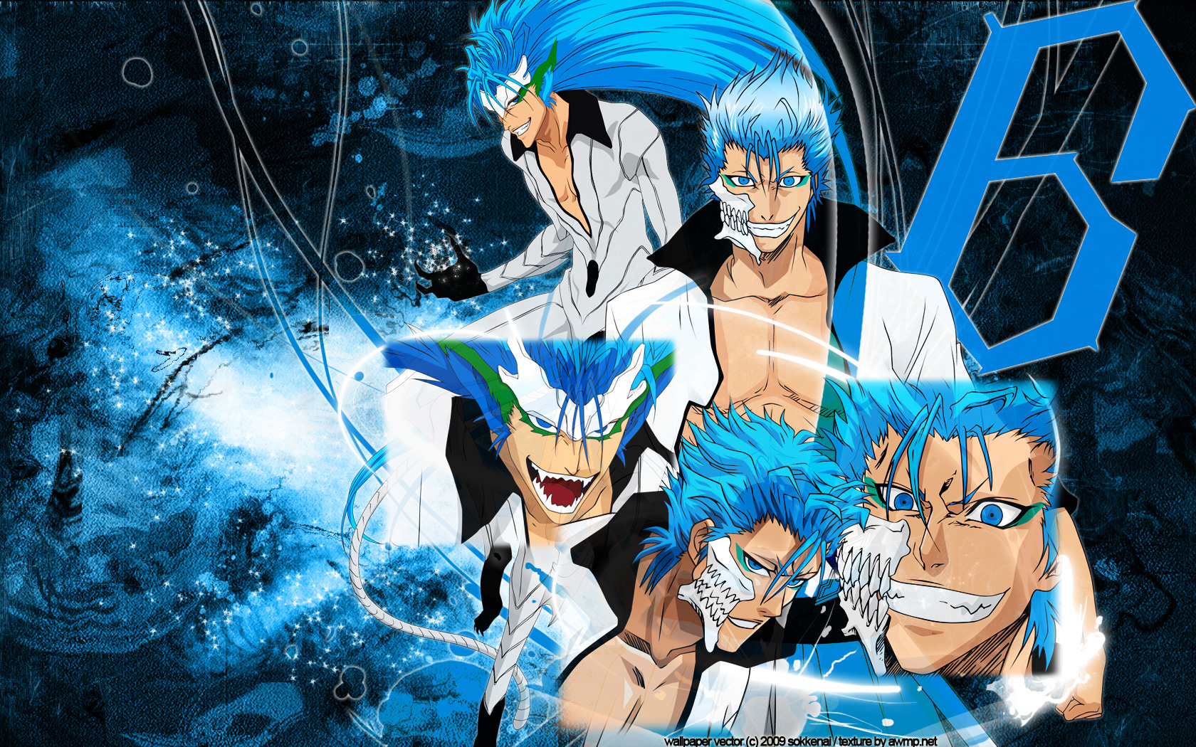 Grimmjow Vector Wallpaper - Bleach Grimmjow Wallpaper Hd , HD Wallpaper & Backgrounds