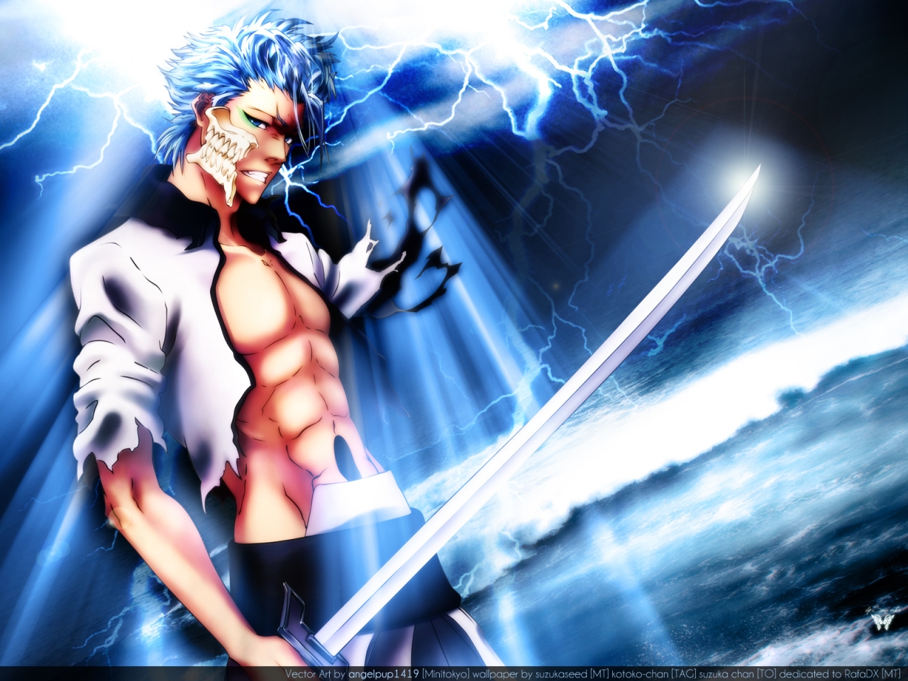 Grimmjow ♥ - Bleach Espada , HD Wallpaper & Backgrounds