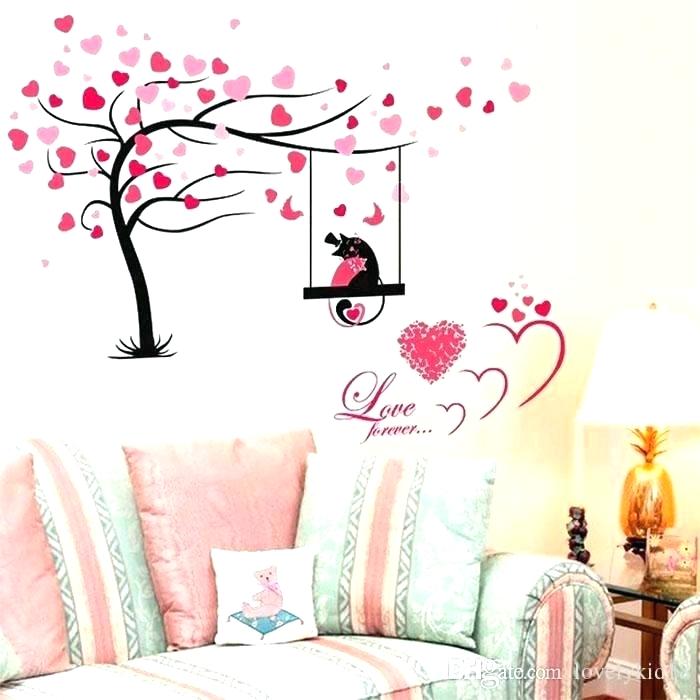 Heart - Bedroom Wall Stickers Love , HD Wallpaper & Backgrounds