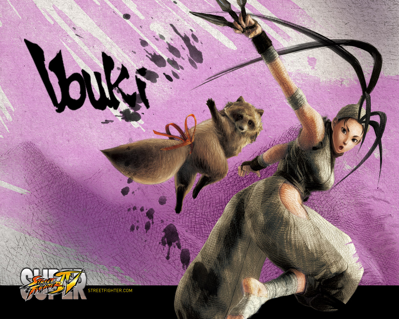 Ibuki Standard Wallpaper - Super Street Fighter 4 Ibuki , HD Wallpaper & Backgrounds