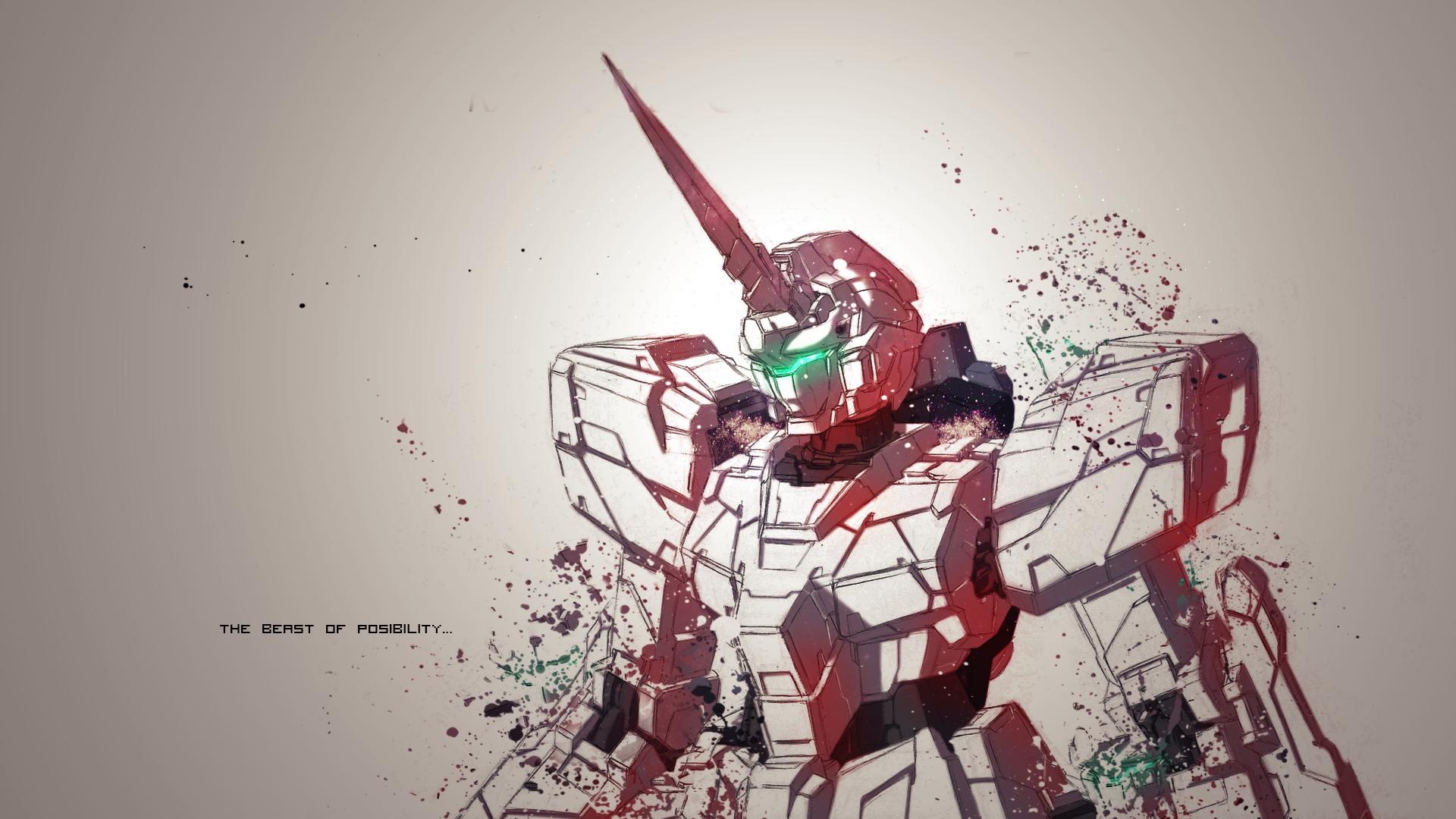 Lock Screen Gundam Unicorn Wallpaper