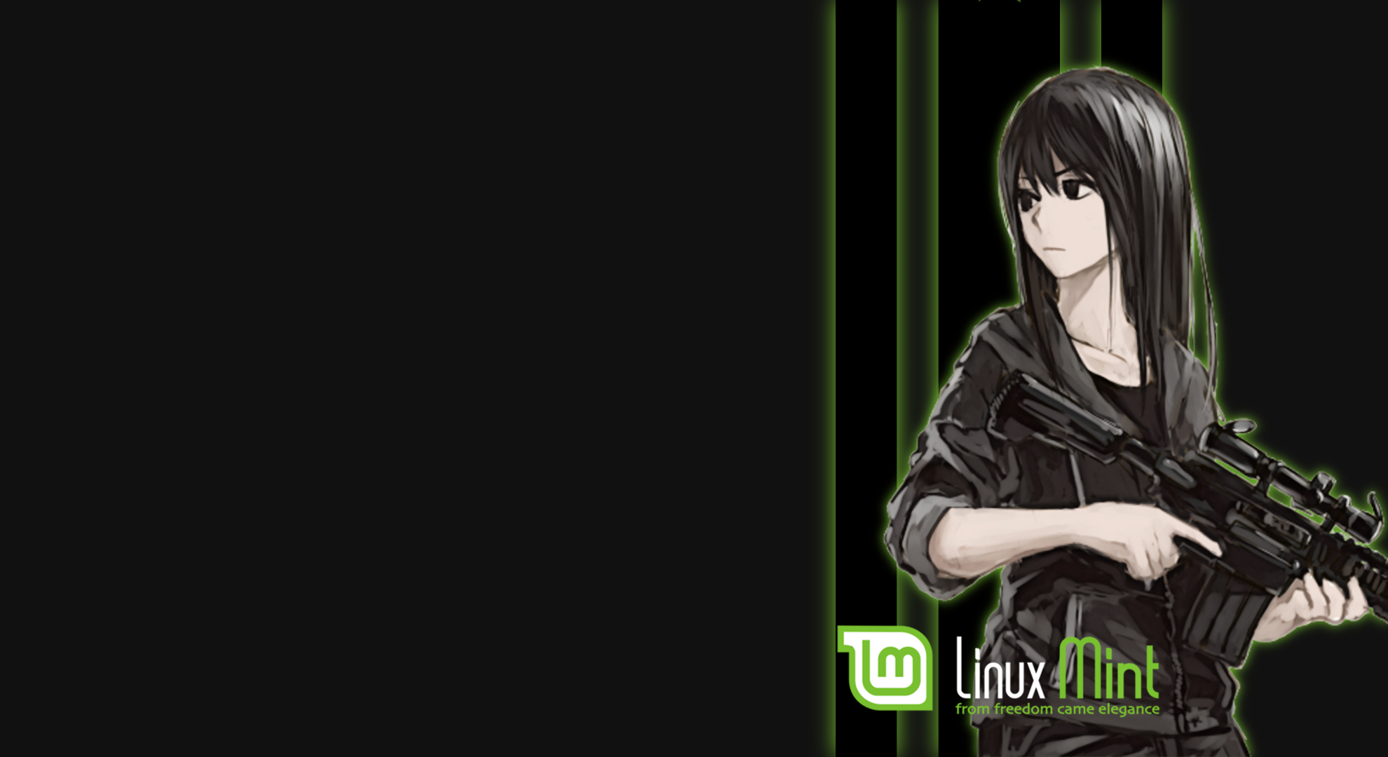 I Am Aware Its Rather Pixelated And Blocky, However - Linux Mint Wallpaper Anime , HD Wallpaper & Backgrounds