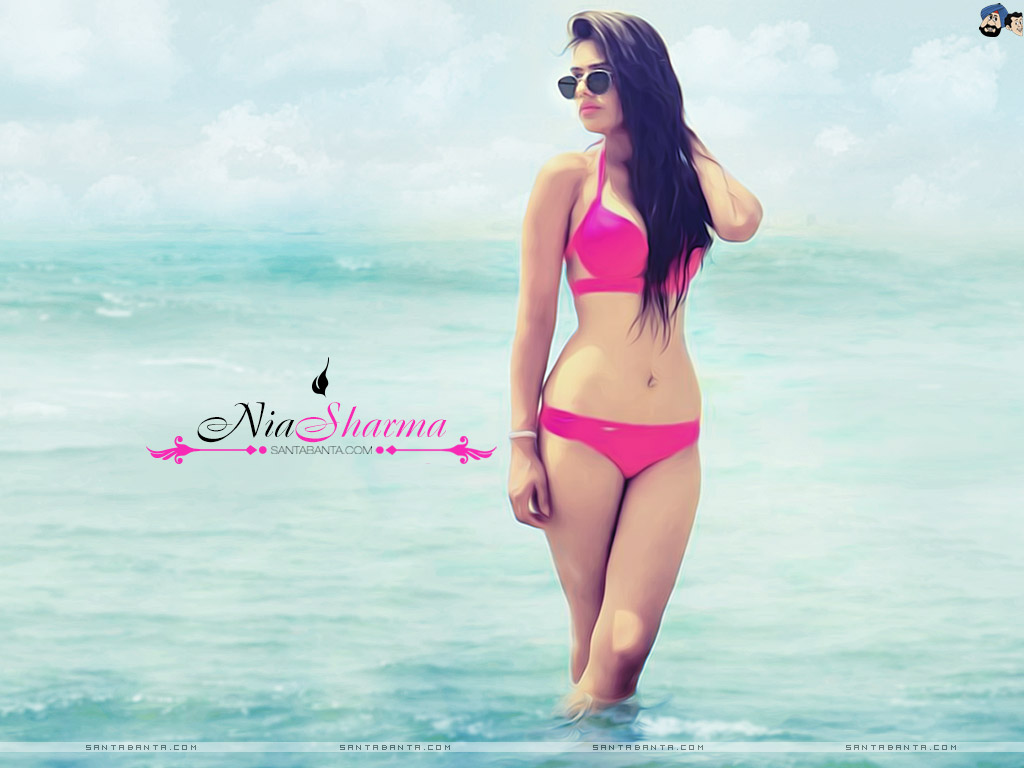 Download Full Wallpaper - Nia Sharma In Bikini , HD Wallpaper & Backgrounds