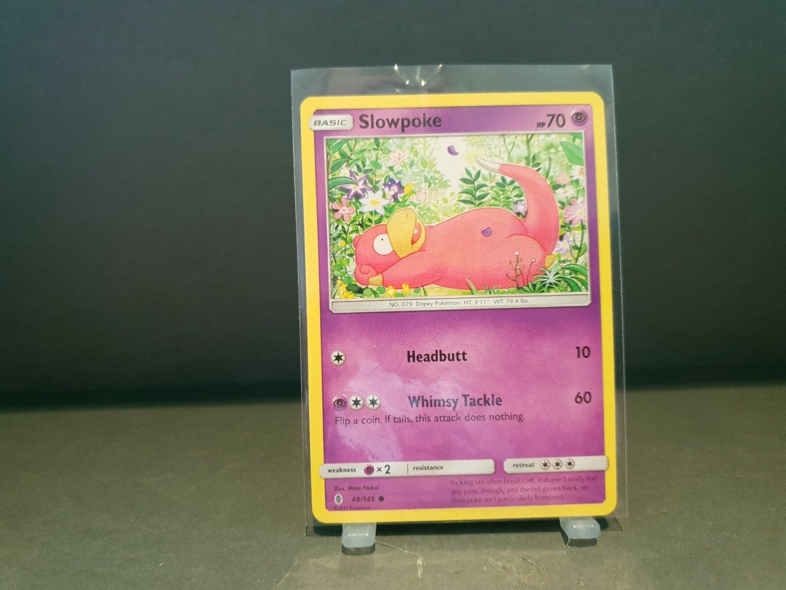 Slowpoke Guardians Rising 48/145 - Slowpoke Pokemon Card Value , HD Wallpaper & Backgrounds