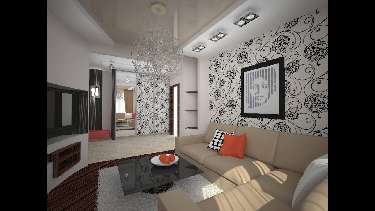 Wallpaper Designs For Living Room - Светлые Обои Для Зала , HD Wallpaper & Backgrounds