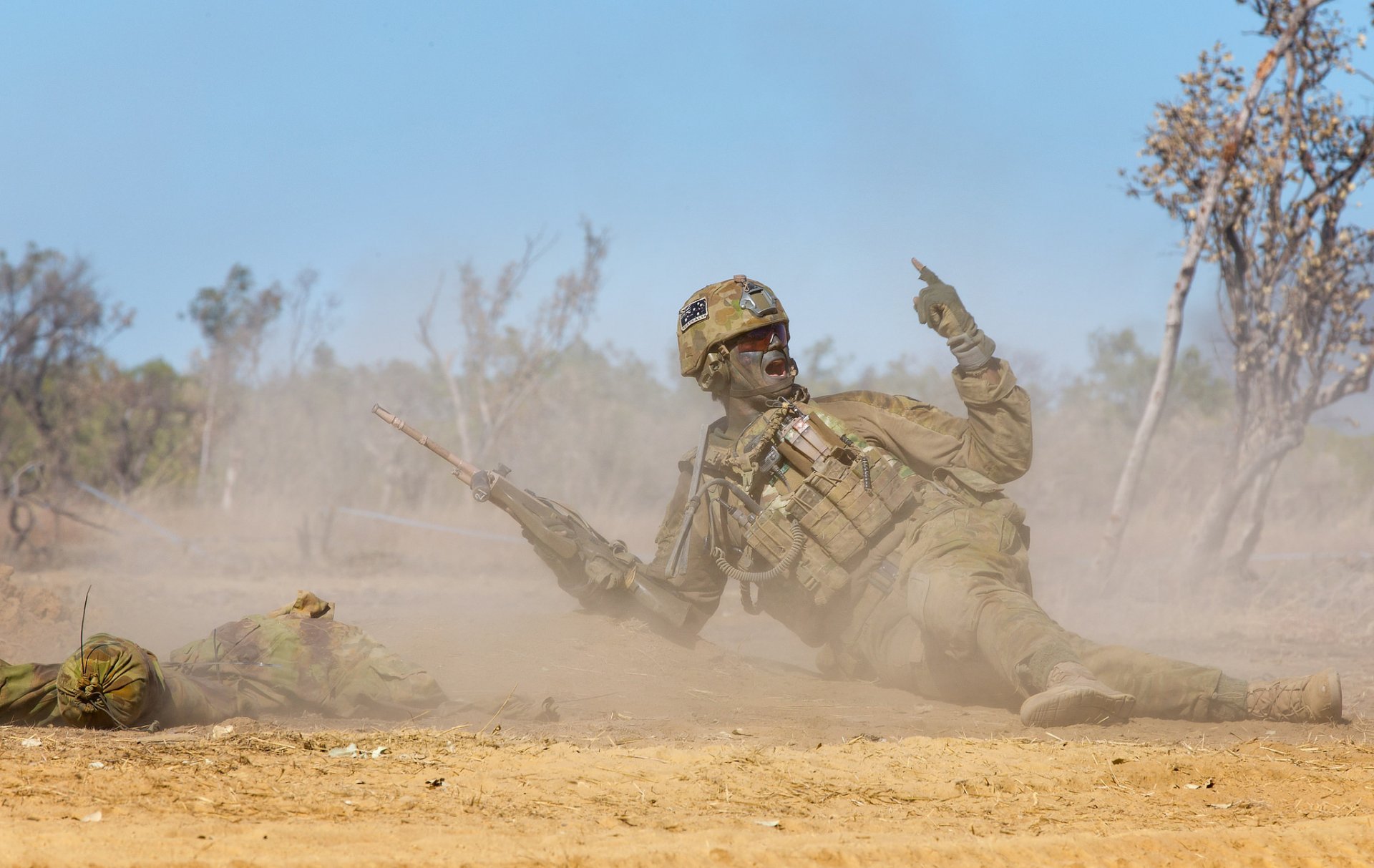 Australian Army Wallpaper Hd - Australian Army Section Attack , HD Wallpaper & Backgrounds