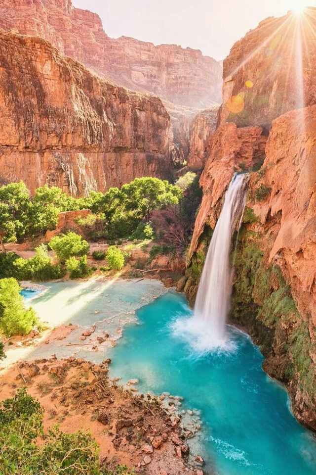 Havasu Falls , HD Wallpaper & Backgrounds