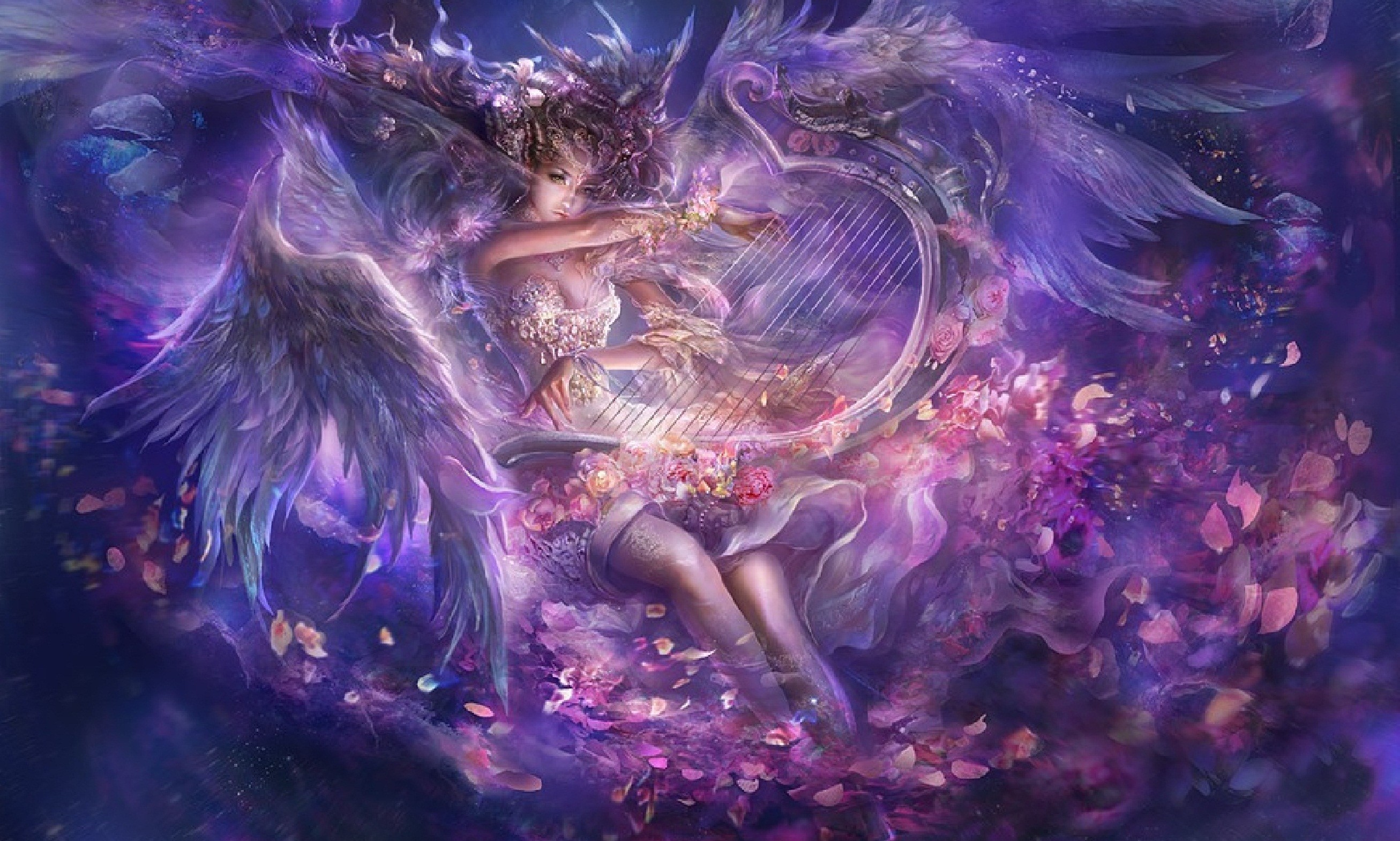 Fantasy - Angel Wallpaper , HD Wallpaper & Backgrounds