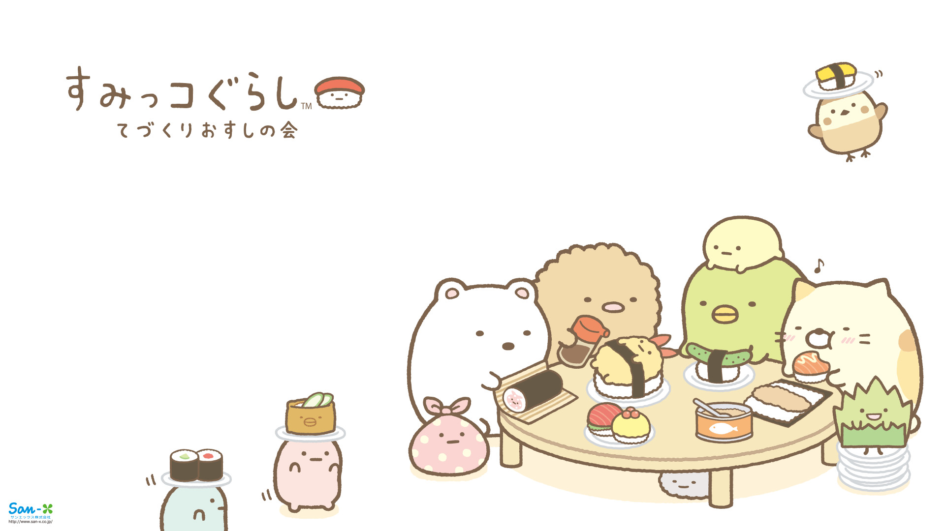 Cute Japanese Wallpapers - Sumikko Gurashi Wallpaper Laptop , HD Wallpaper & Backgrounds