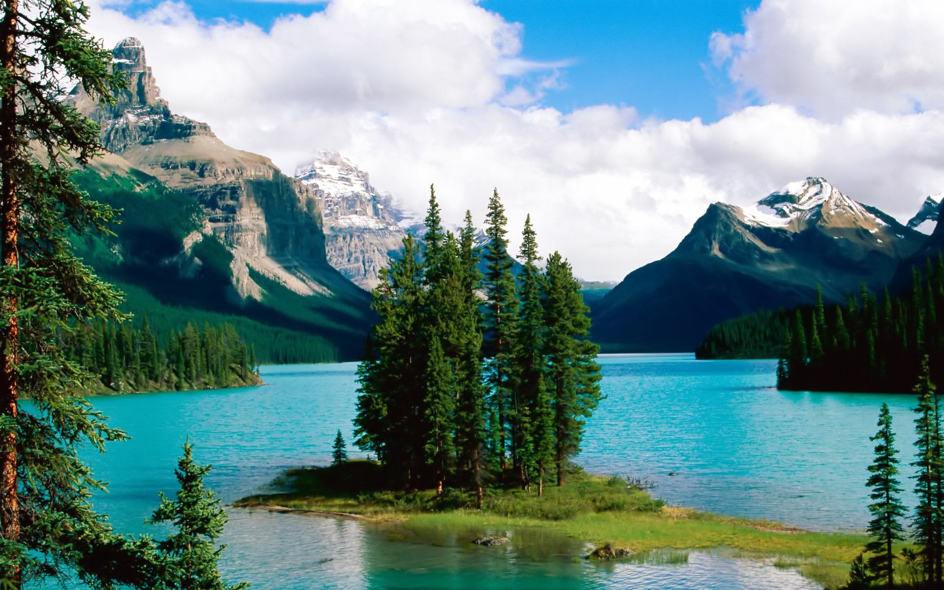 Beautiful 3d Nature Wallpapers Pictures Backgrounds - Spirit Island Ab Canada , HD Wallpaper & Backgrounds