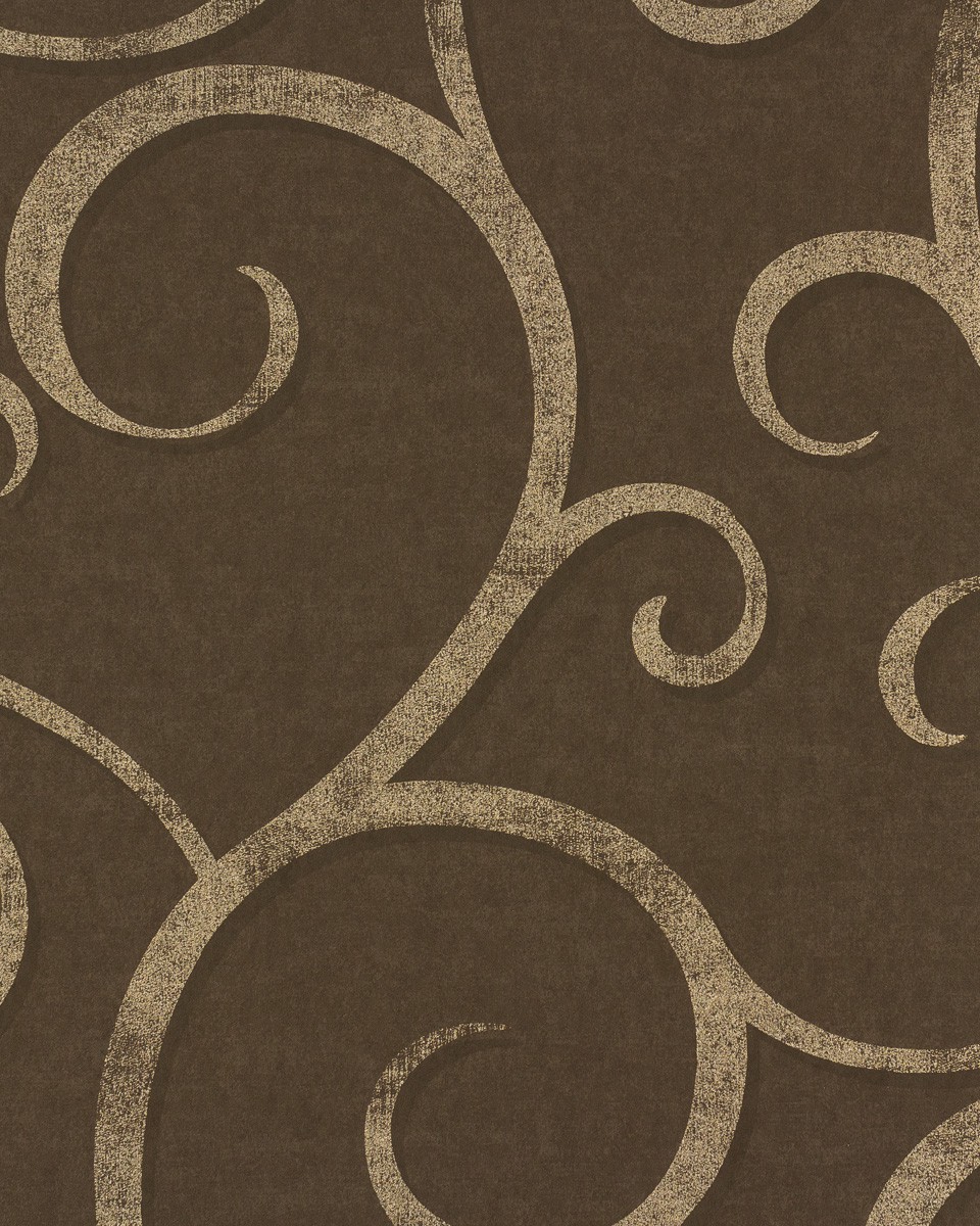 Non-woven Wallpaper Elegant Shades Rasch Textil 223476 - Brown & Gold , HD Wallpaper & Backgrounds