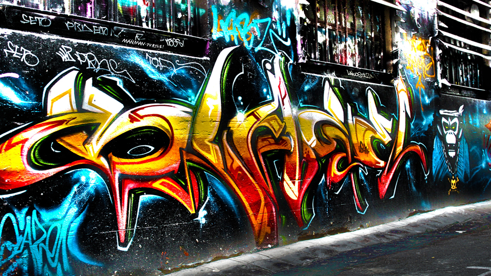 Cool Graffiti Art Wallpaper Free Download , HD Wallpaper & Backgrounds