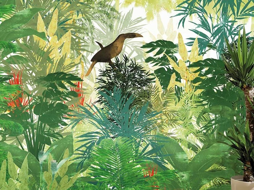 Tropical Wallpaper, Pvc Free, Eco, Washable Tropicana - Carta Da Parati Tropicana , HD Wallpaper & Backgrounds