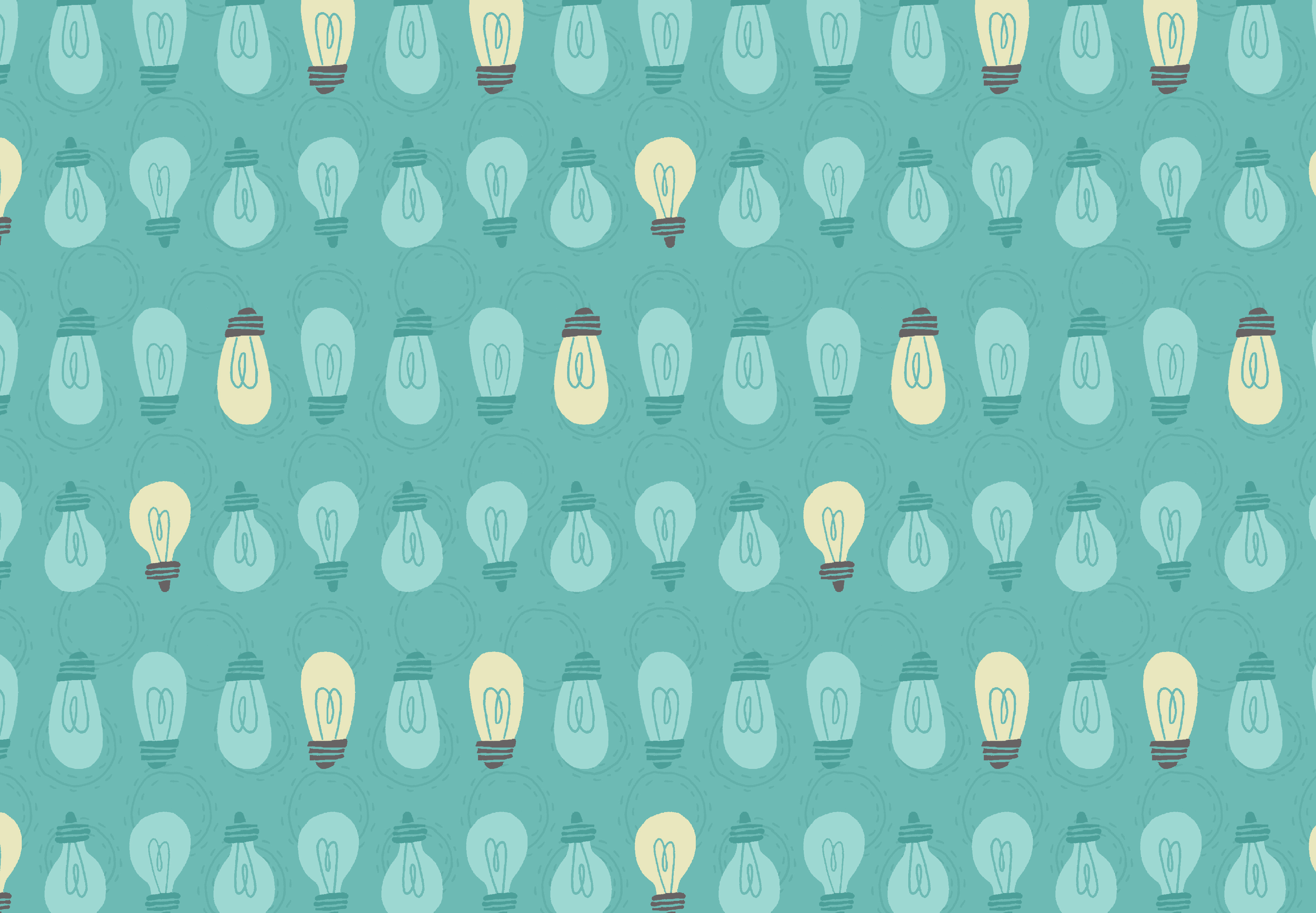 Lightbulbs - Pattern Tumblr Backgrounds Blue , HD Wallpaper & Backgrounds