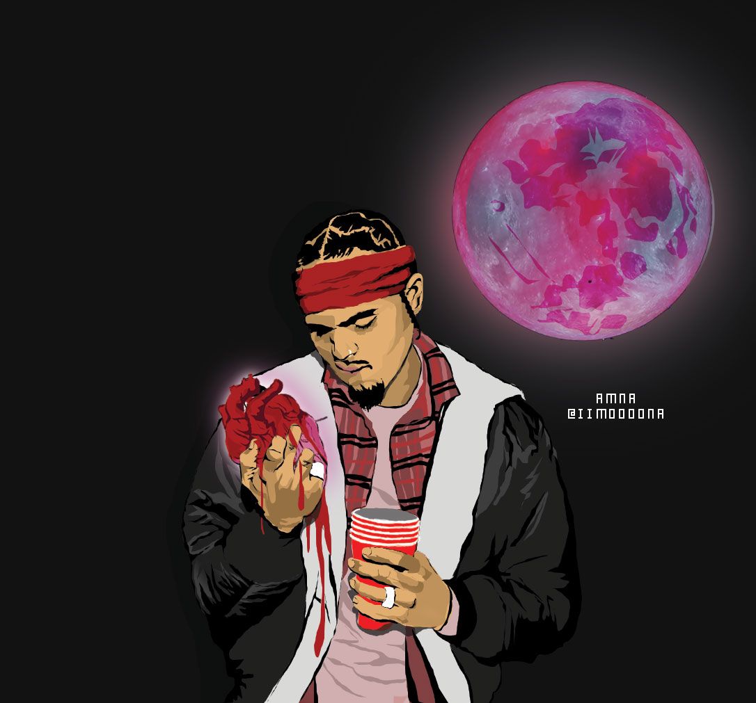 Chris Brown Wallpapers Desktop Background - Heartbreak On A Full Moon , HD Wallpaper & Backgrounds