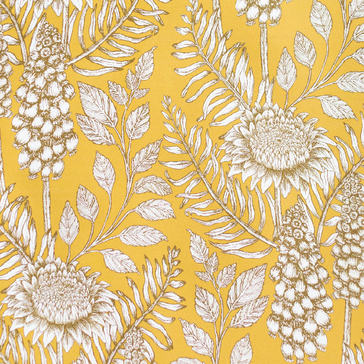 Muscari Mustard Wallpaper - Abigail Borg Art , HD Wallpaper & Backgrounds