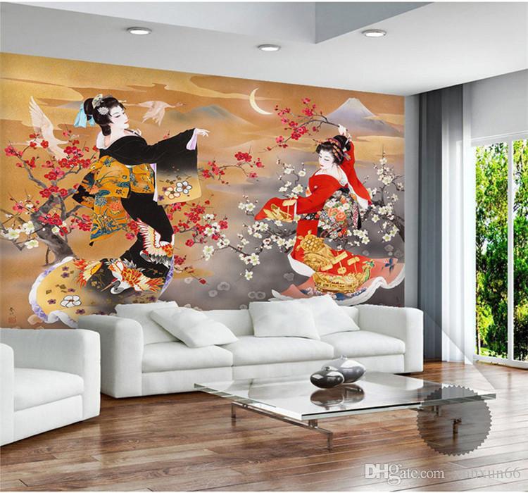 Japanese Design Photo Wallpaper Wall Mural 3d Wallpaper - Papier Peint 3d Animaux , HD Wallpaper & Backgrounds