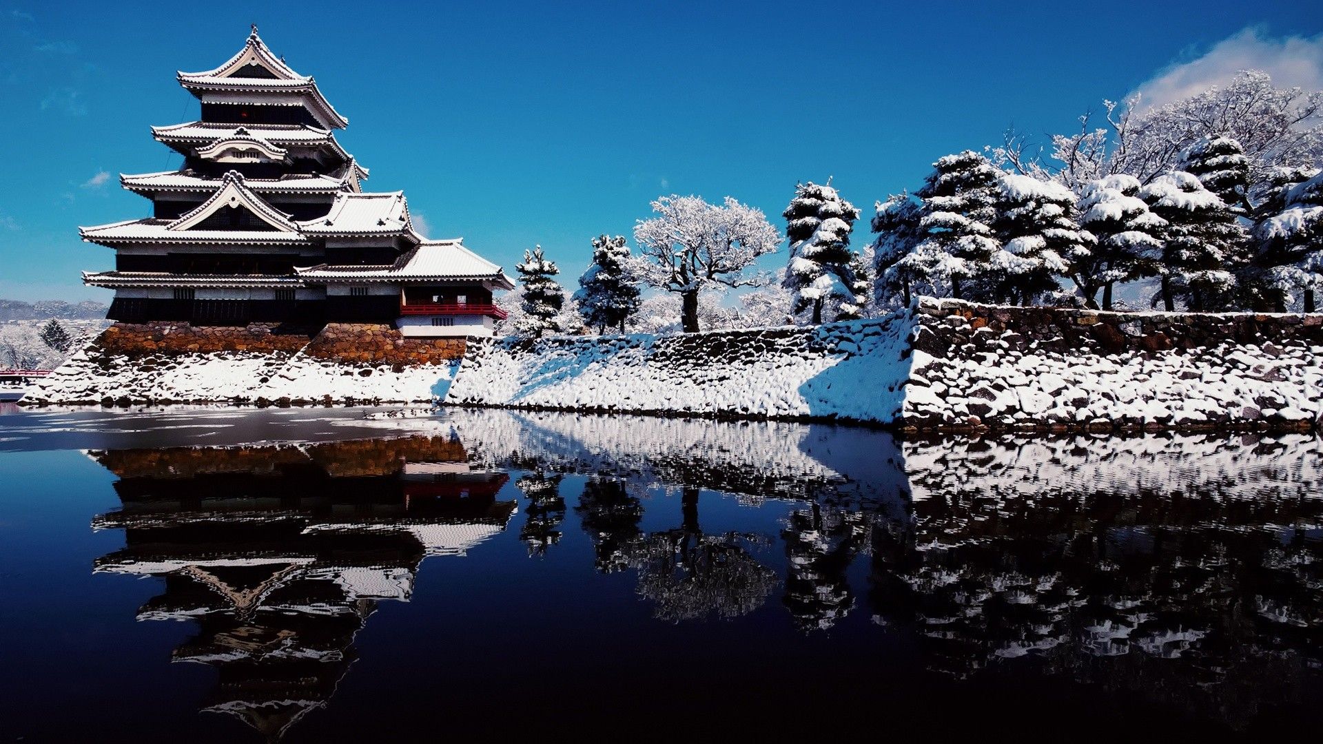 Snow In Japan Wallpapers And Images - Japan Winter , HD Wallpaper & Backgrounds