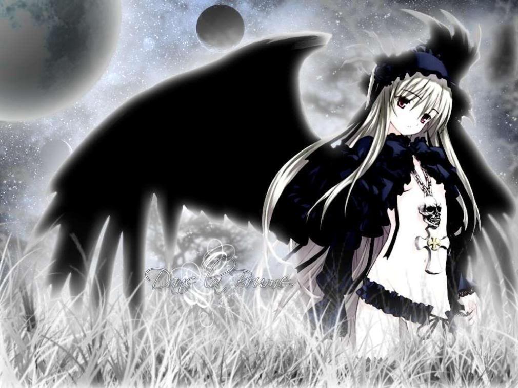 Anime Angel Wallpaper For Desktop - Angel Of Death Anime Girl , HD Wallpaper & Backgrounds
