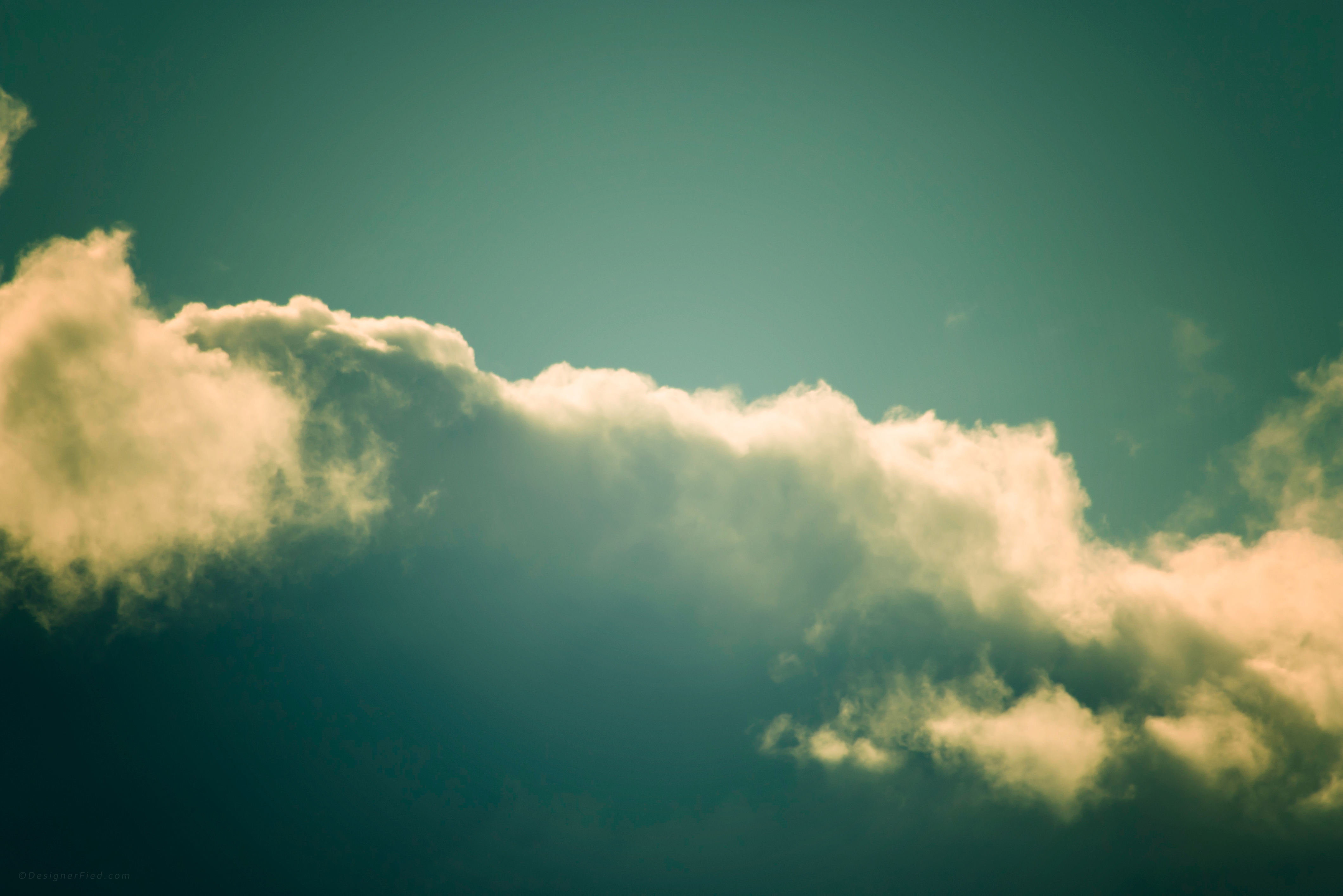 Summer Clouds Wallpaper - Green Cloud , HD Wallpaper & Backgrounds