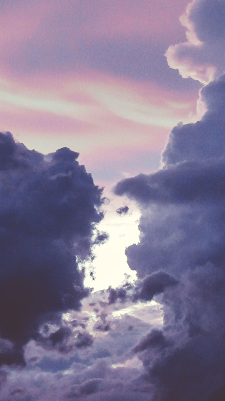 Clouds Iphone Wallpaper - Pastel Iphone Wallpaper Quotes , HD Wallpaper & Backgrounds