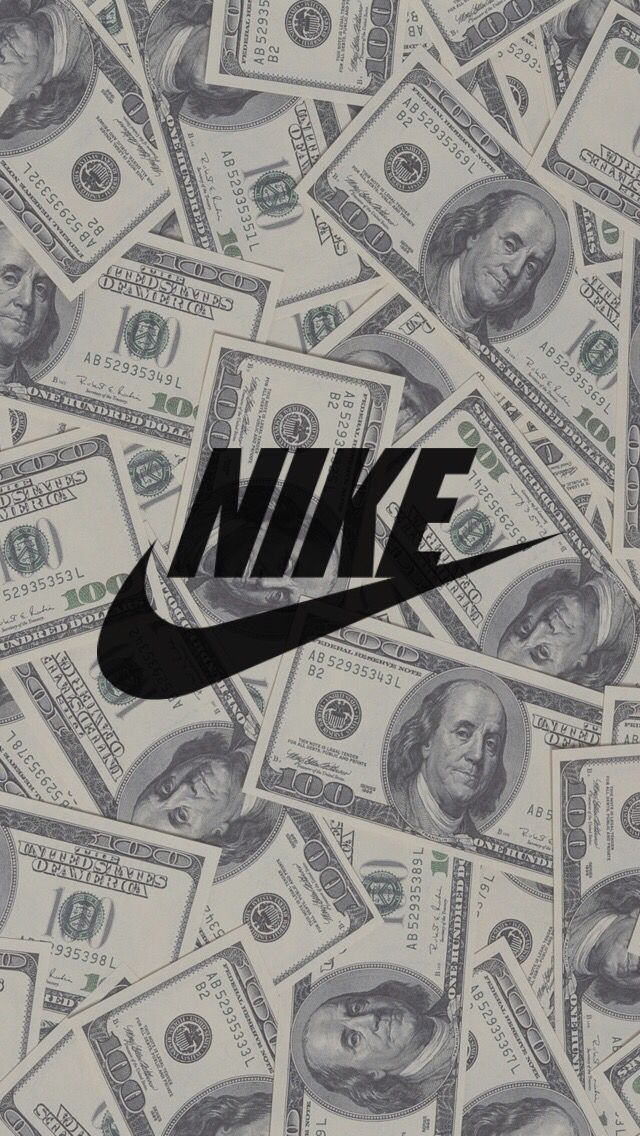 #nike #money #wallpaper - Iphone 6 Money Wallpaper Hd , HD Wallpaper & Backgrounds