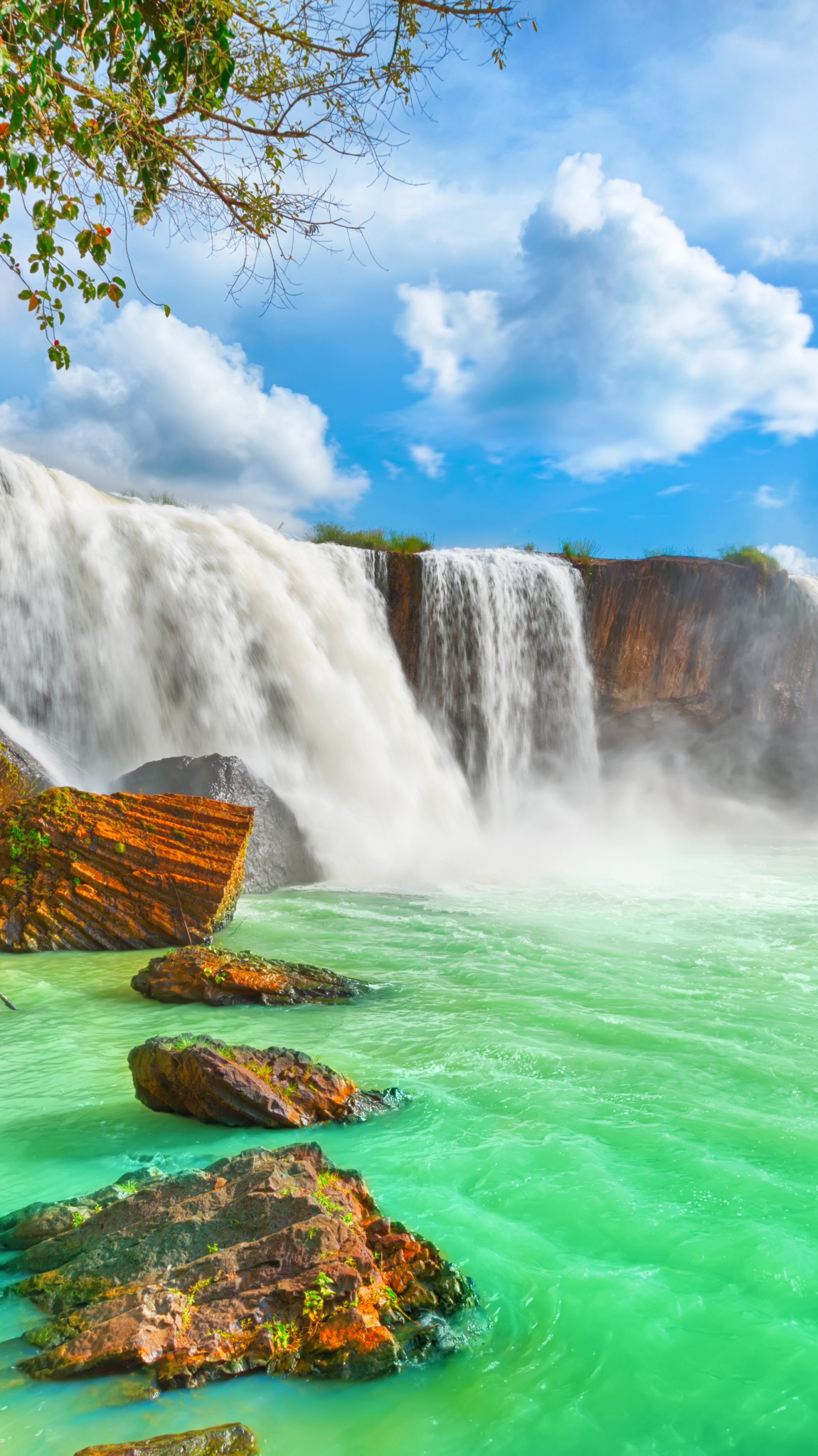 Fhd - Nature Waterfall , HD Wallpaper & Backgrounds