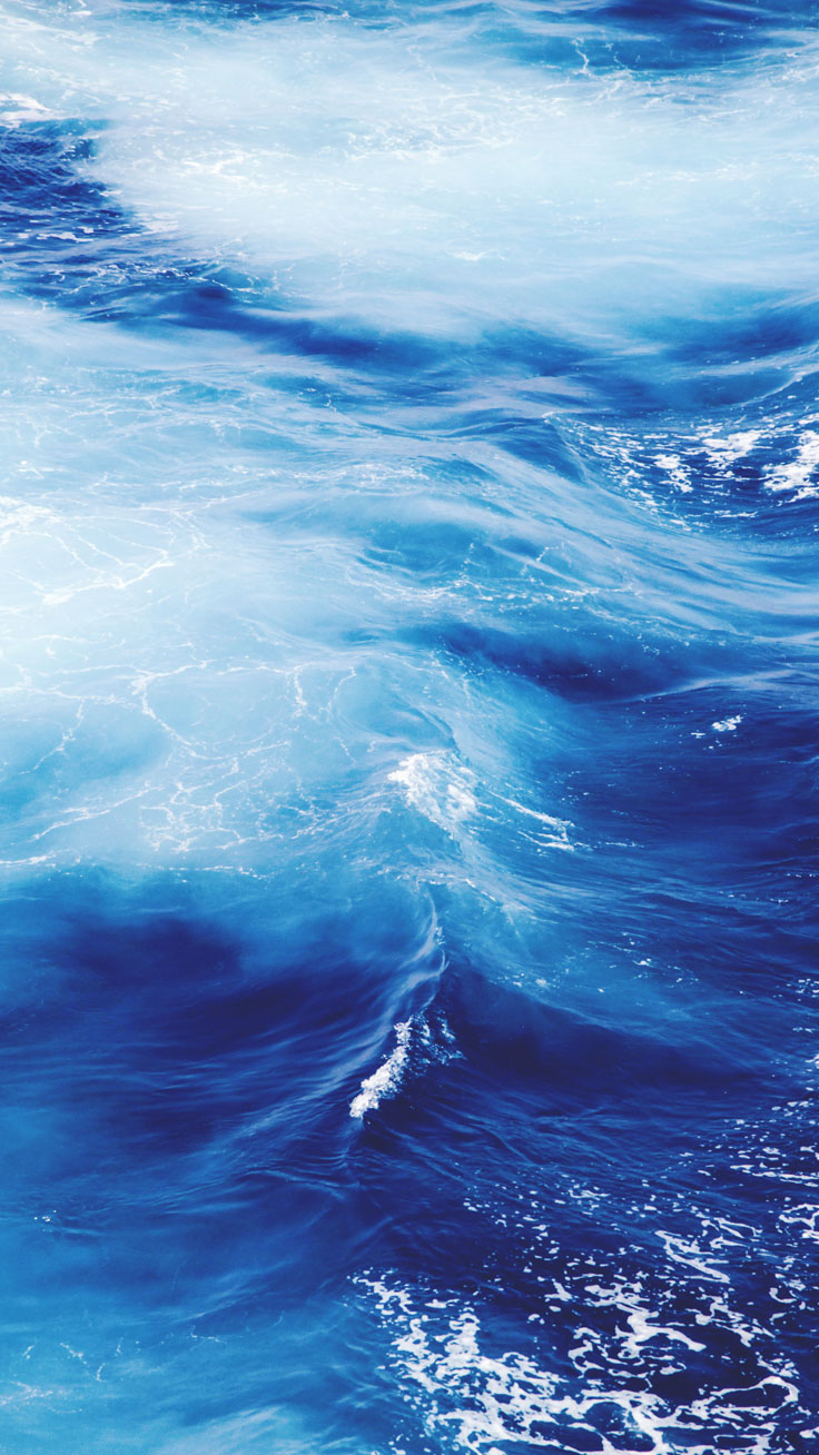 Deep Blue Ocean ☆ Preppy Original 28 Free Hd Iphone - Ocean Iphone Wallpaper Hd , HD Wallpaper & Backgrounds