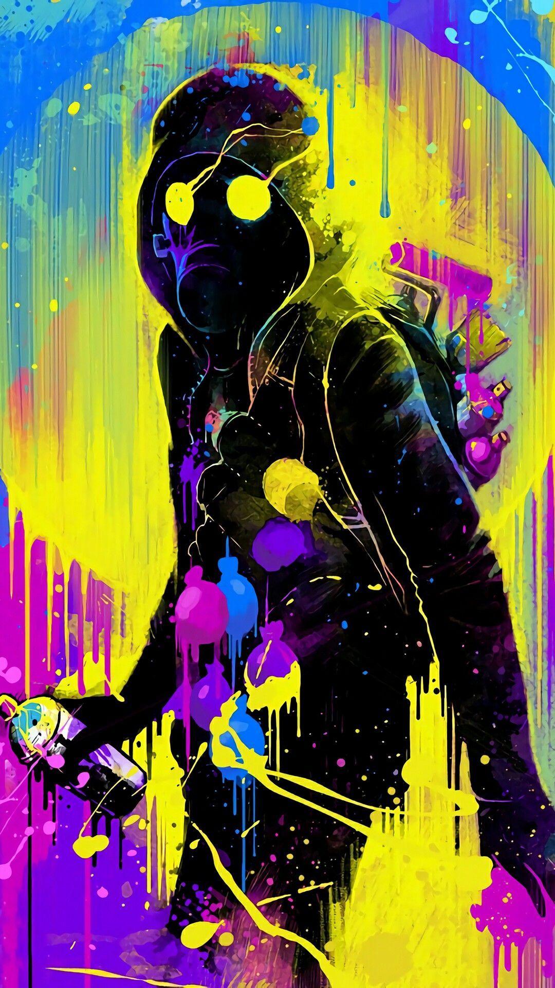 Neon Spray Paints Phone Wallpapers In 2019 Cool - Graffitis Fondos De Pantalla , HD Wallpaper & Backgrounds