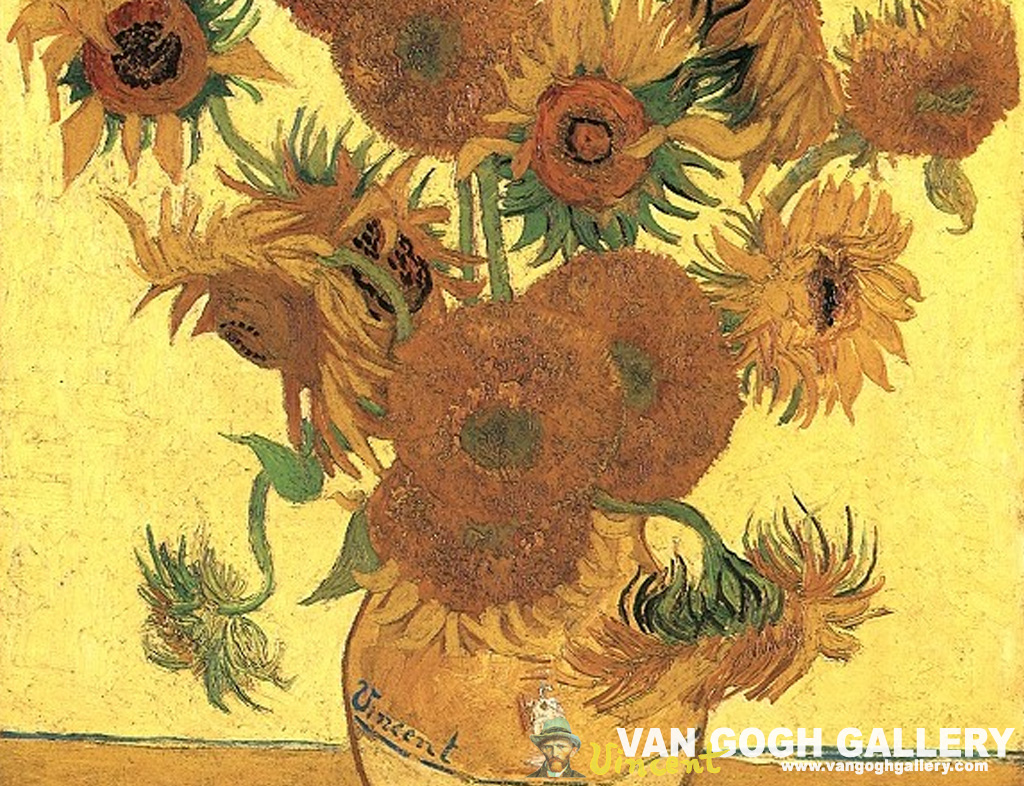 Vincent Van Gogh - Vincent Van Gogh Sunflowers , HD Wallpaper & Backgrounds