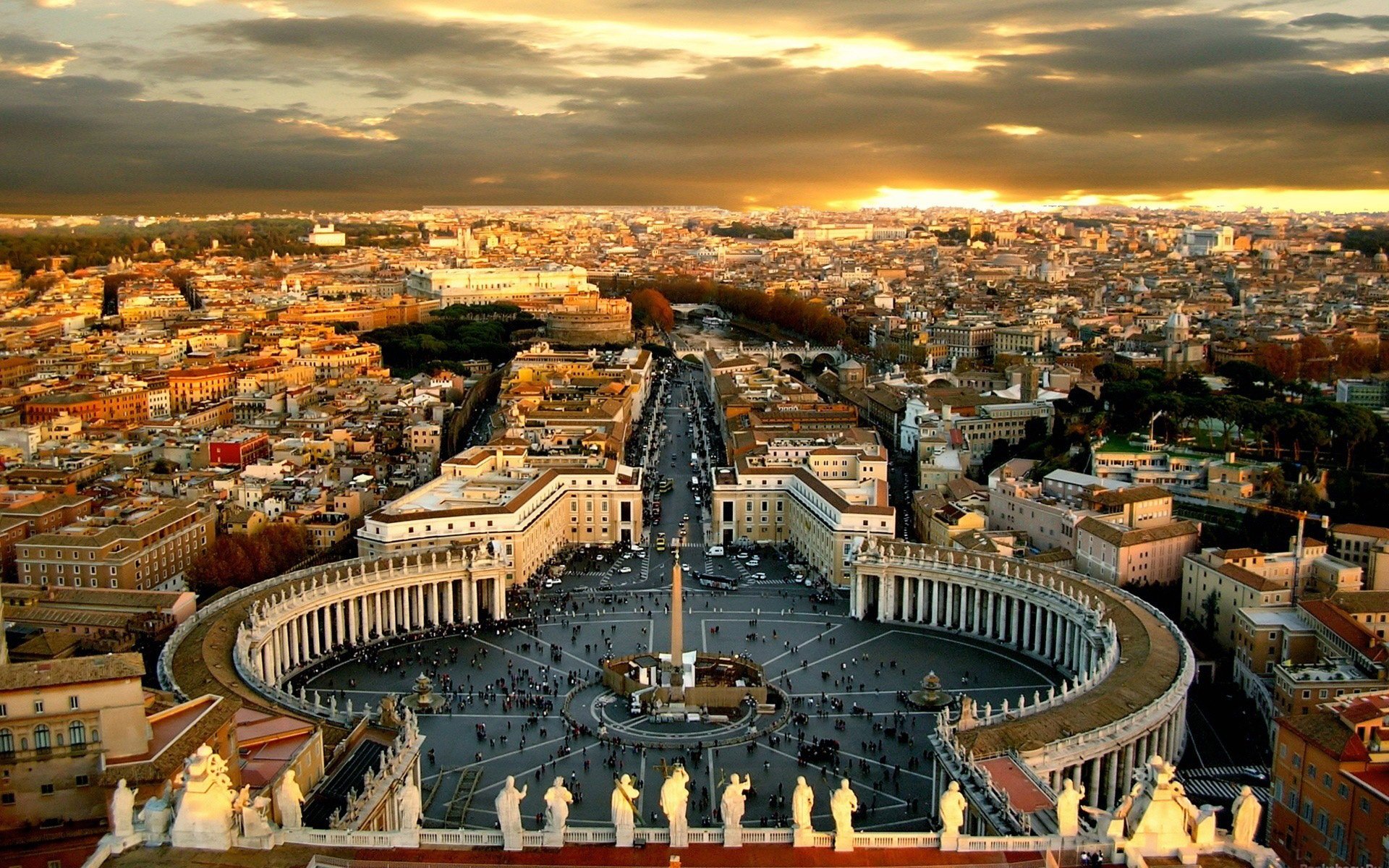 High Resolution Wallpapers - Saint Peter's Square , HD Wallpaper & Backgrounds
