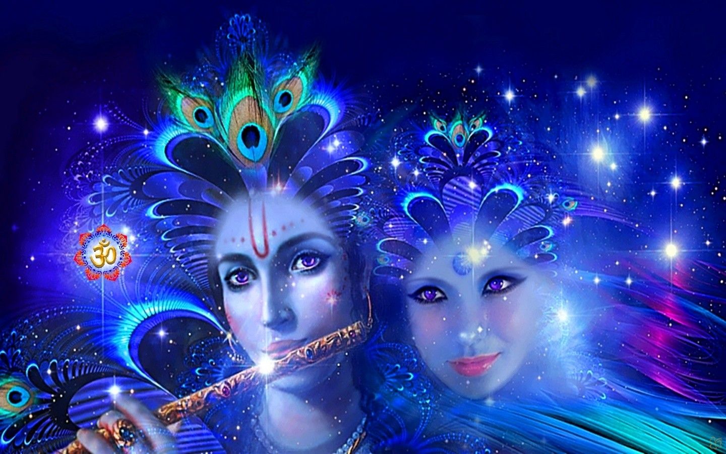 3d Hd Radha Krishna Wallpaper - Best Wallpaper In 3d , HD Wallpaper & Backgrounds