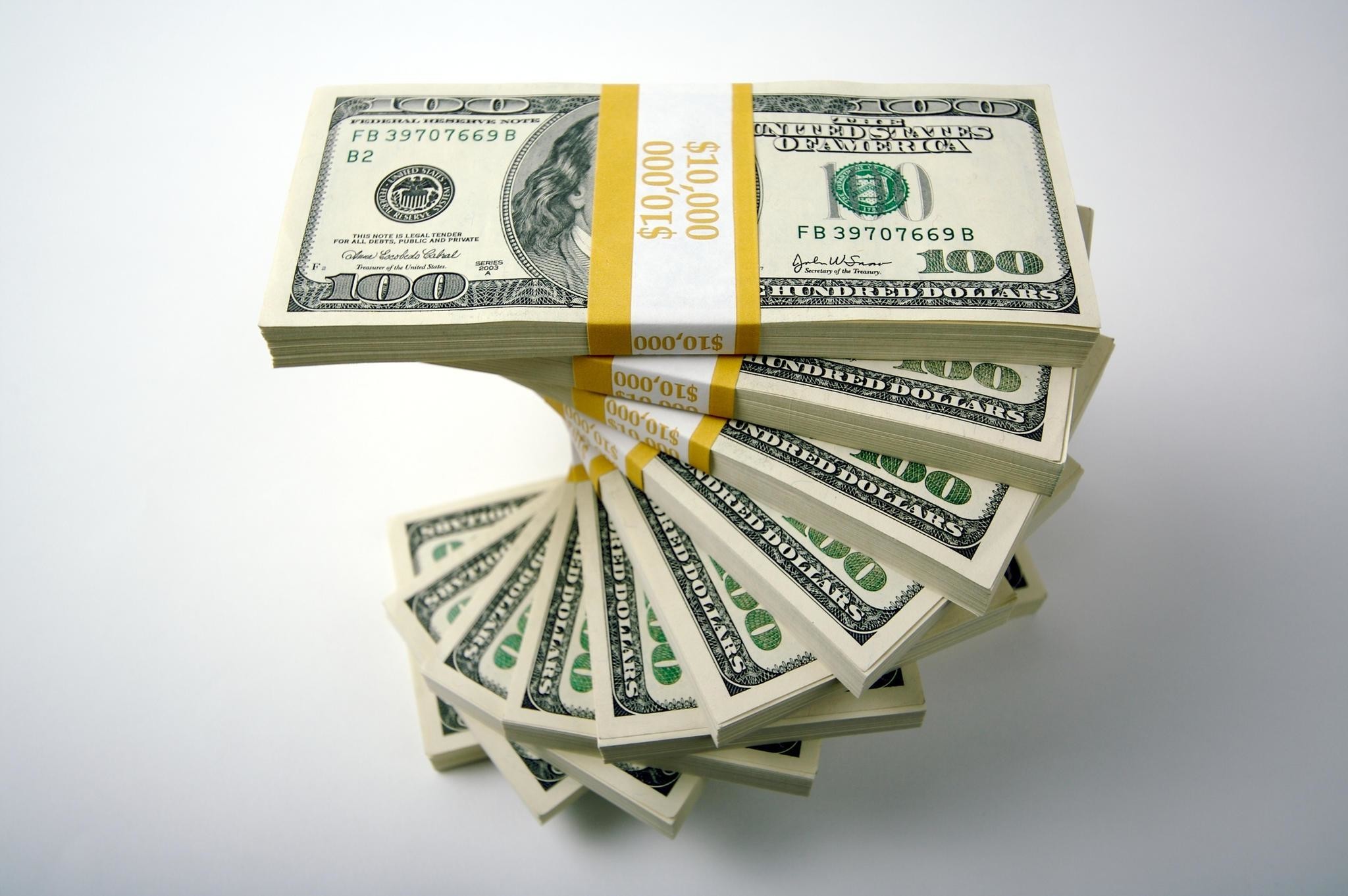 Cash Money Wallpaper Background - 100 Dollars Bill Stack , HD Wallpaper & Backgrounds