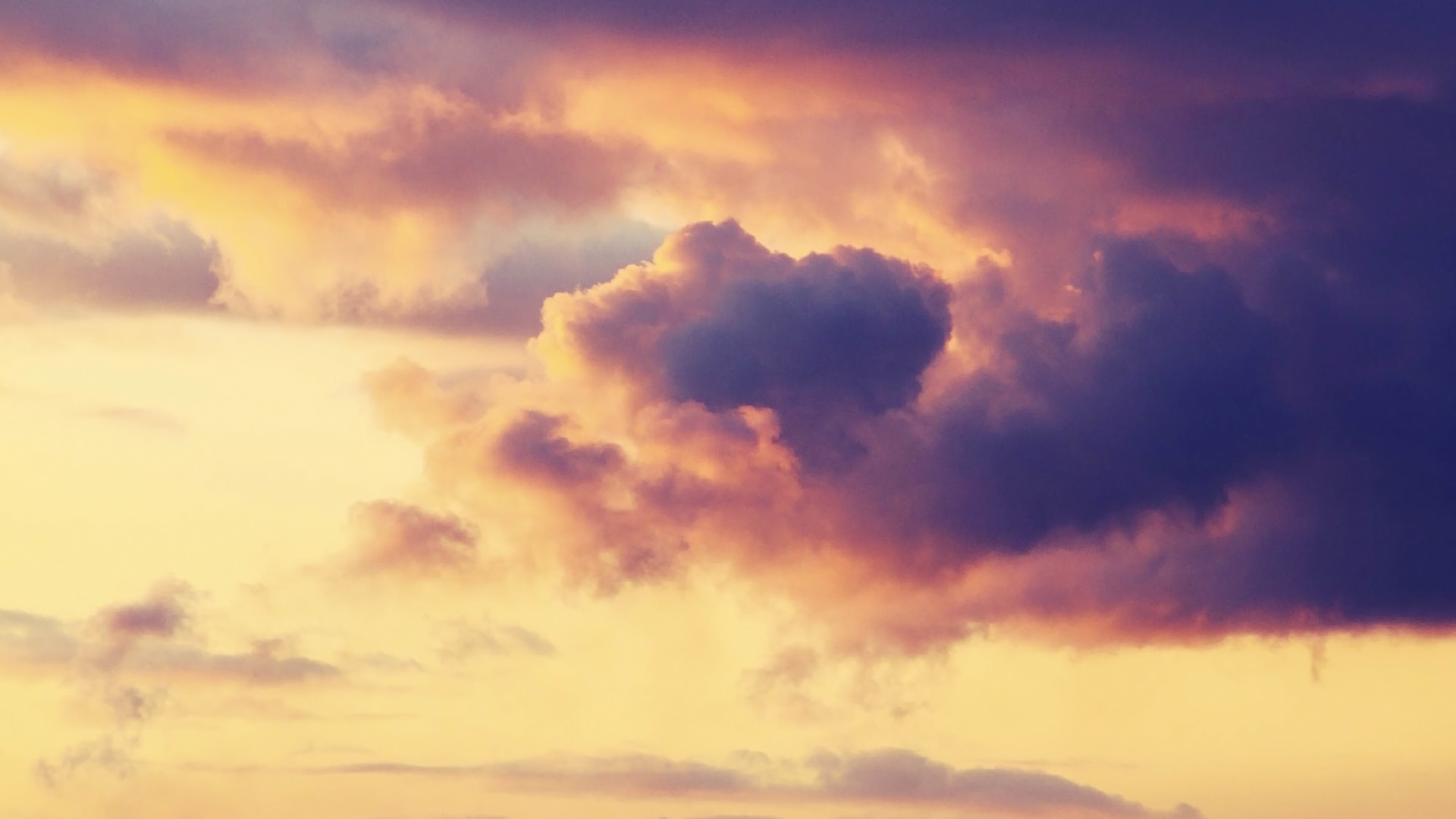 Sky Wallpaper - Sunset High Resolution Clouds , HD Wallpaper & Backgrounds