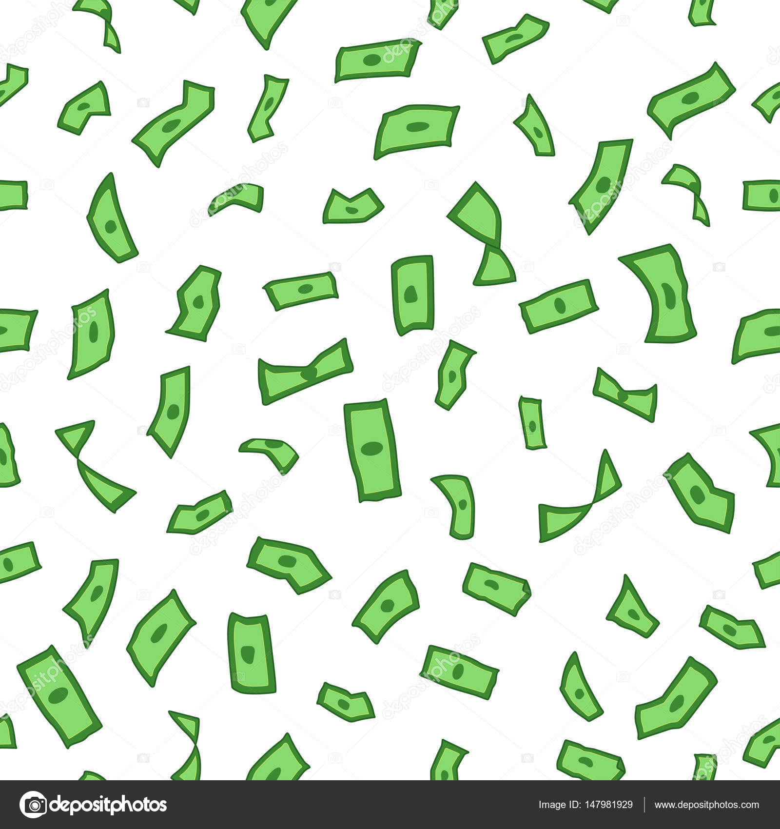 Lots Of Flying Money Wallpaper Dollars, Green Background - Money Vector , HD Wallpaper & Backgrounds