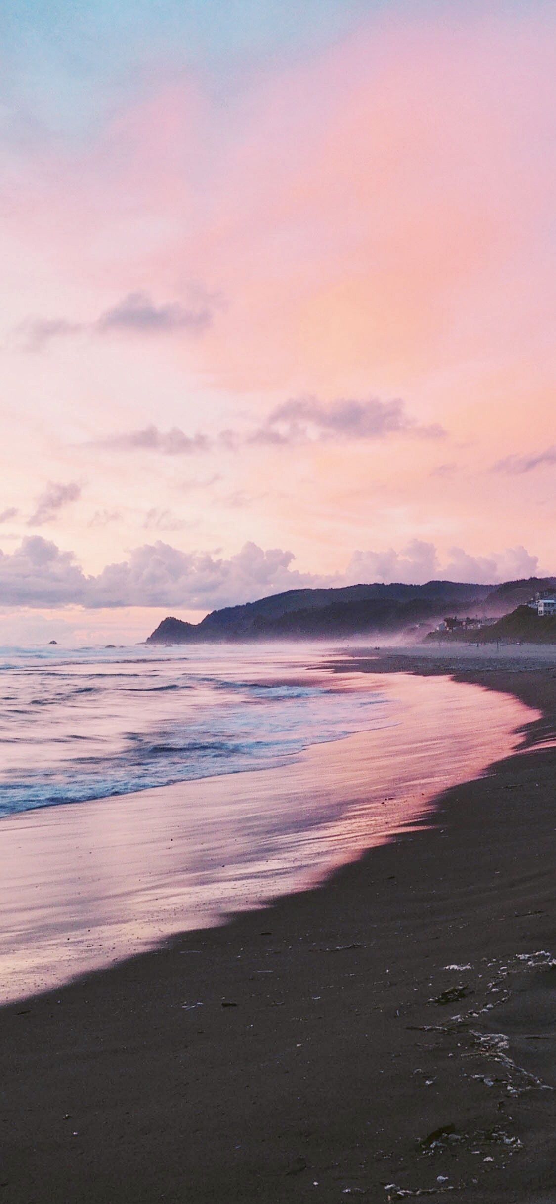 Aesthetic Pink Sunset Wallpaper Largest Wallpaper Portal