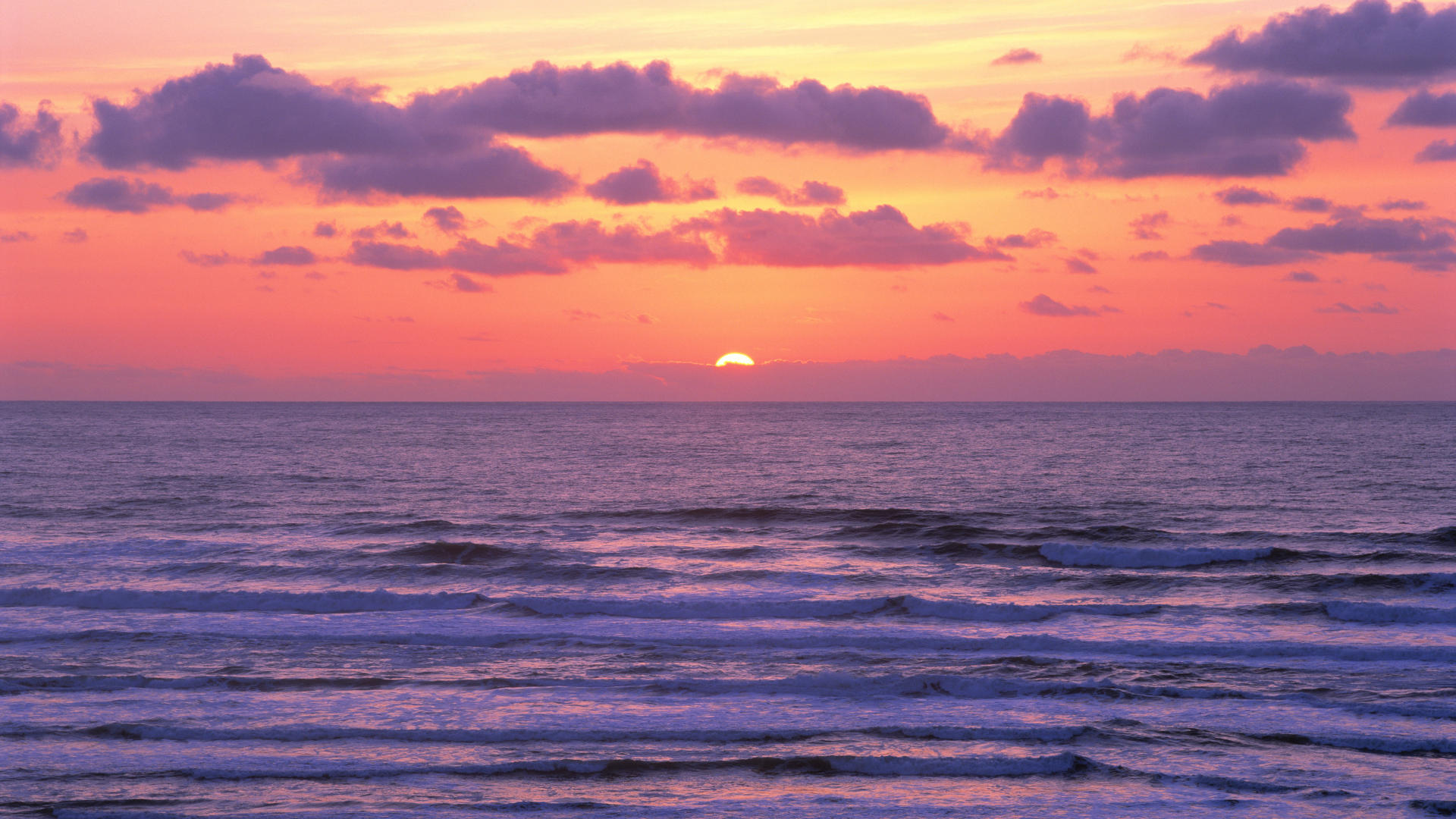 Ocean Sunset Wallpaper - Summer Aesthetic Tumblr Background , HD Wallpaper & Backgrounds